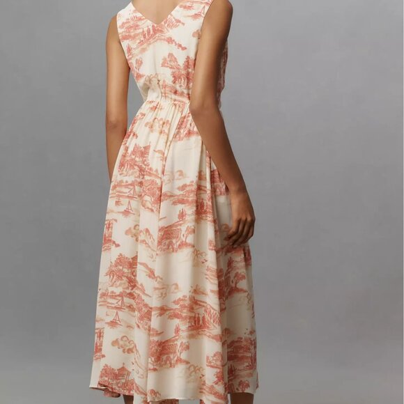 NWT Reformation Farah Sleeveless V-Neck Midi Dress - Picture 2 of 8